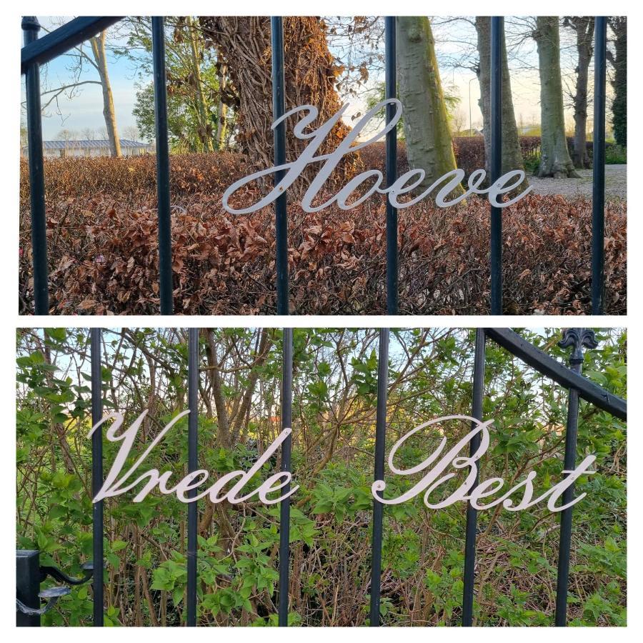 Het Voorhuis Boerderij Hoeve Vrede Best วีสป์ ภายนอก รูปภาพ